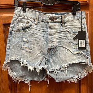 NWtags Jean shorts One X One teaspoon Jean Denim shorts Size 25